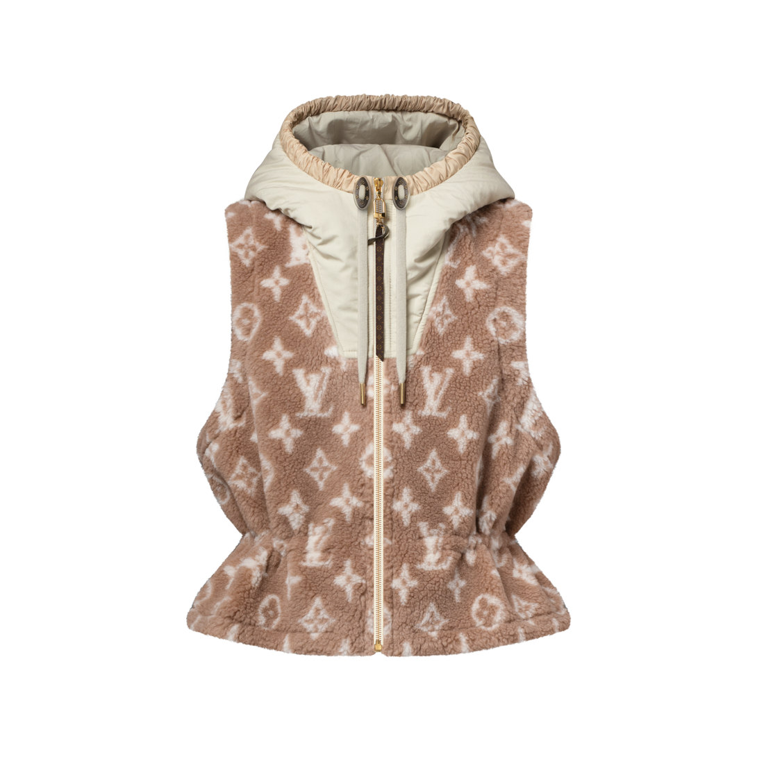 Monogram Fleece Gilet - Women - Ready-to-Wear | LOUIS VUITTON ®